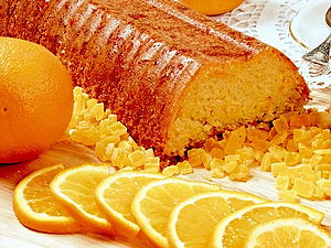 Апельсиновый кекс