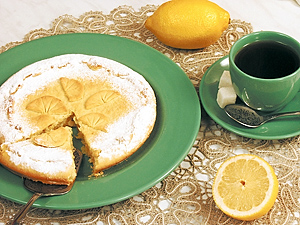 Пирог с лимоном